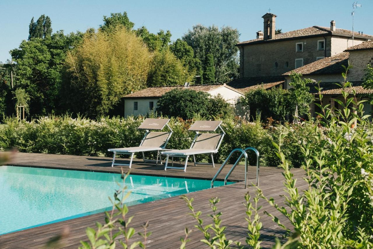 バニャカヴァッロ Agriturismo Palazzo Baldiniヴィラ エクステリア 写真